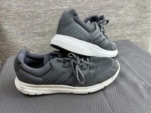 Adidas Cloudfoam Shoes Mens Size 11.5 Gray Mesh Running Athletic Sneakers F36162